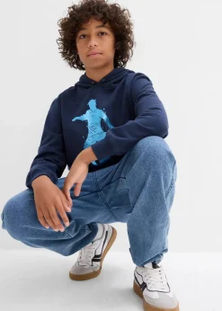 Hoodie aus weichem Baumwoll-Mix Kinder Jungen 9-16 Jahre·Sweat & Strick|Jungen 2-8 Jahre·Nachhaltigere Materialien