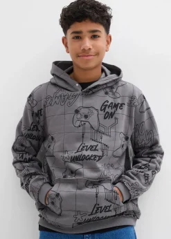 Hot Hoodie aus weichem Baumwoll-Mix Kinder Jungen 9-16 Jahre·Bademode|Jungen 9-16 Jahre·Sweat & Strick