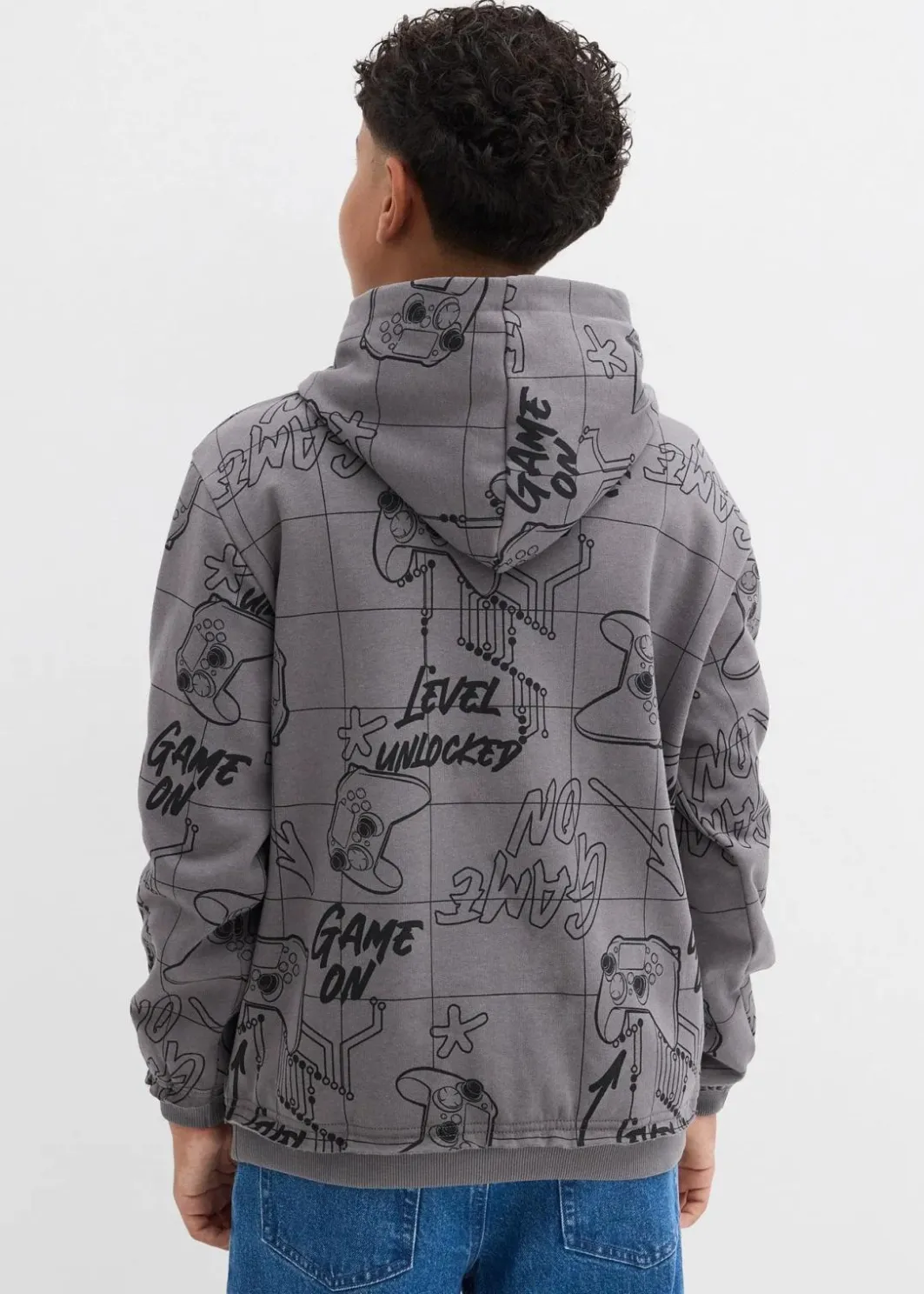 Hot Hoodie aus weichem Baumwoll-Mix Kinder Jungen 9-16 Jahre·Bademode|Jungen 9-16 Jahre·Sweat & Strick
