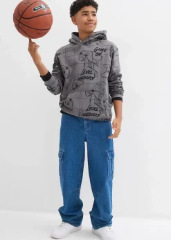 Hot Hoodie aus weichem Baumwoll-Mix Kinder Jungen 9-16 Jahre·Bademode|Jungen 9-16 Jahre·Sweat & Strick