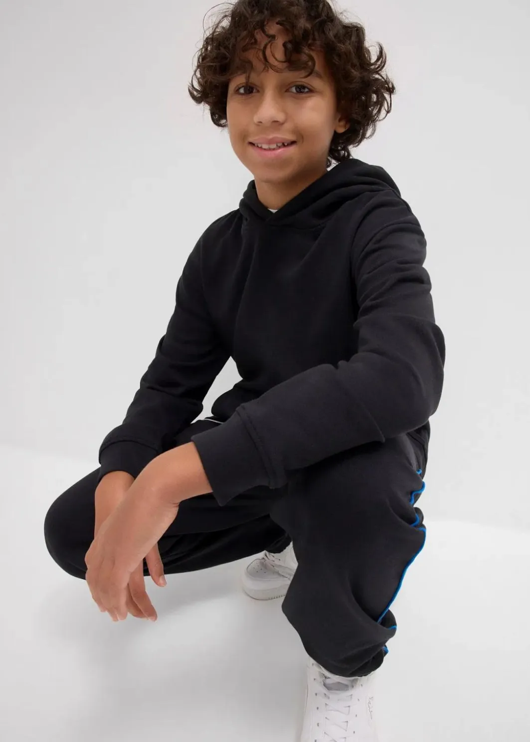 Kinder bonprix Jungen 9-16 Jahre·Bademode|Jungen 9-16 Jahre·Sweat & Strick|Hoodie aus weichem Baumwoll-Mix