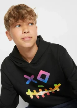 Kinder bonprix Jungen 9-16 Jahre·Bademode|Jungen 9-16 Jahre·Sweat & Strick|Hoodie aus weichem Baumwoll-Mix