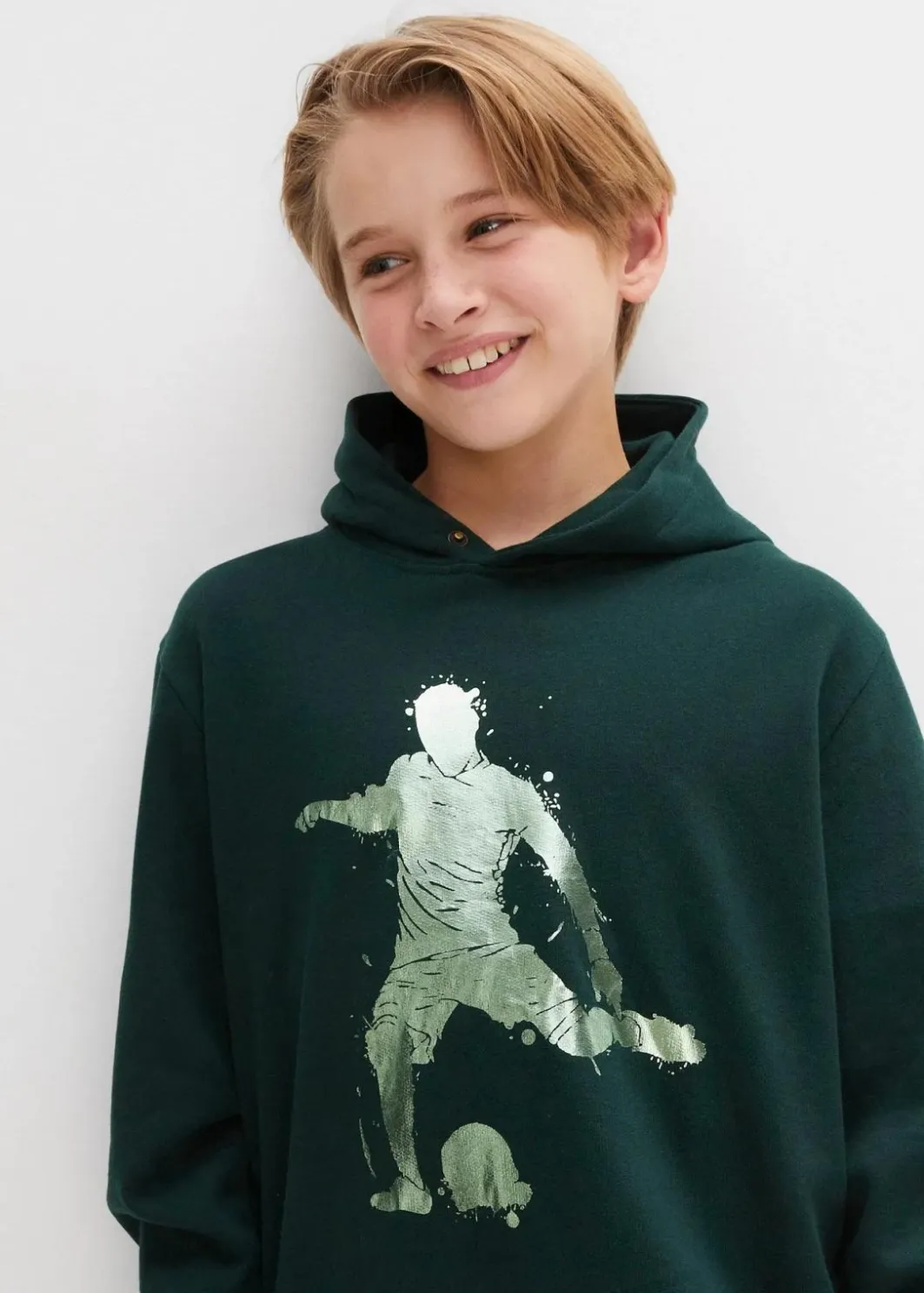 Best Hoodie aus weichem Baumwoll-Mix Kinder Jungen 9-16 Jahre·Bademode|Jungen 2-8 Jahre·Nachhaltigere Materialien