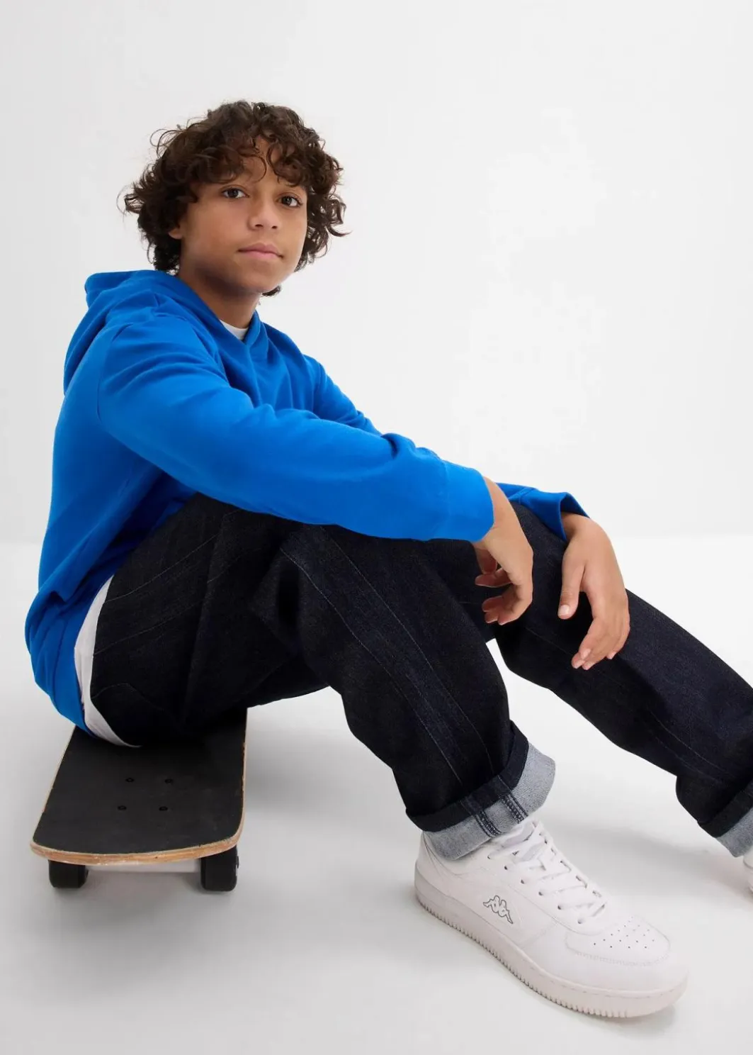 Hot Hoodie aus weichem Baumwoll-Mix Kinder Jungen 2-8 Jahre·Nachhaltigere Materialien|Jungen 9-16 Jahre·Sweat & Strick