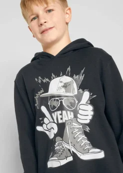 Kinder bonprix Jungen 9-16 Jahre·Bademode|Jungen 9-16 Jahre·Sweat & Strick|Hoodie aus weichem Baumwoll-Mix