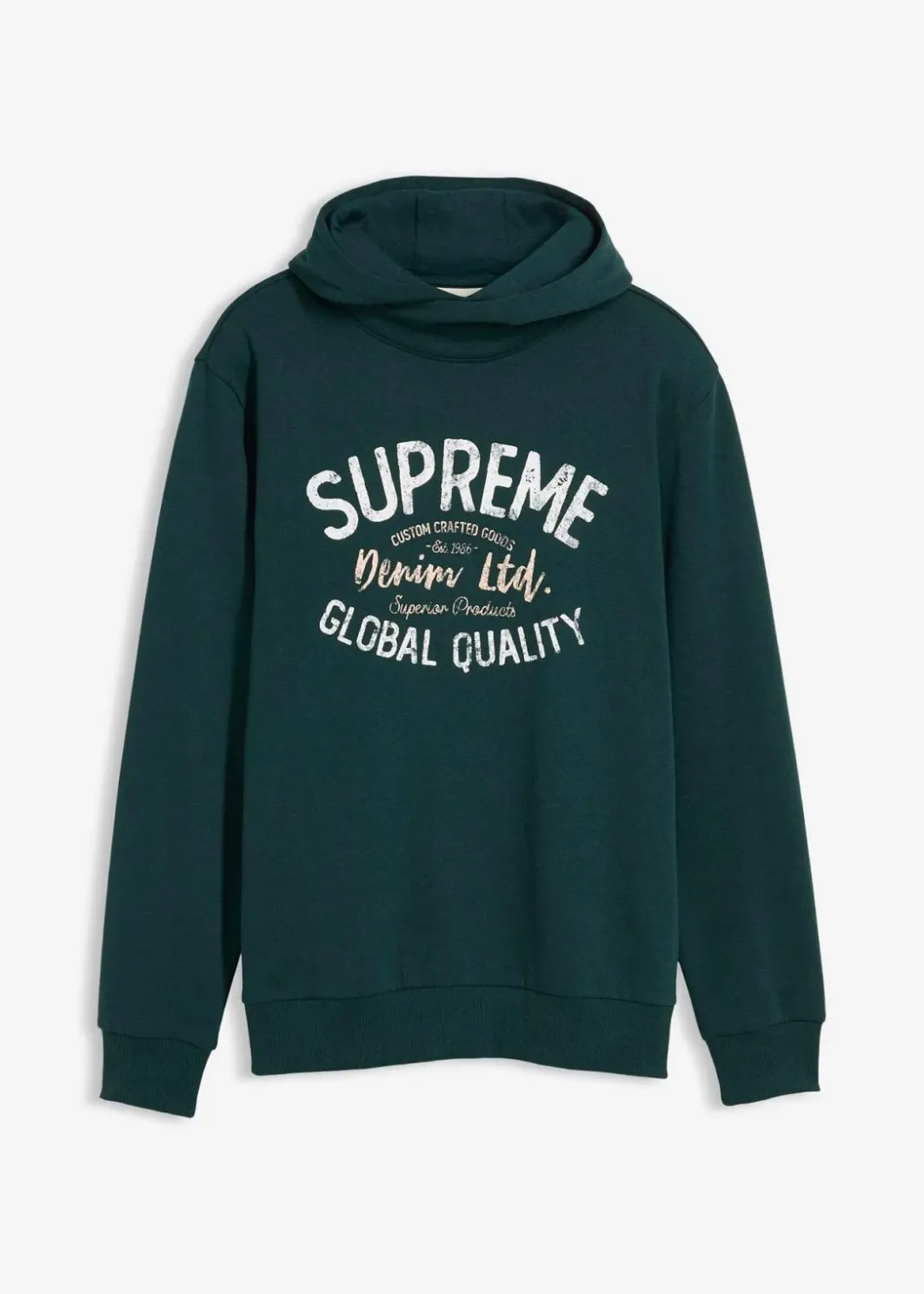 Best Hoodie aus weichem Baumwoll-Mix Herren Sweat|Große Größen