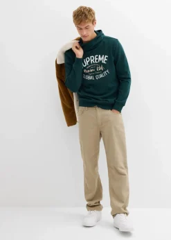 Best Hoodie aus weichem Baumwoll-Mix Herren Sweat|Große Größen