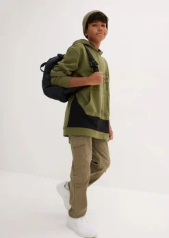 Outlet Hoodie aus weichem Baumwoll-Mix Kinder Jungen 9-16 Jahre·Sweat & Strick|Jungen 2-8 Jahre·Nachhaltigere Materialien