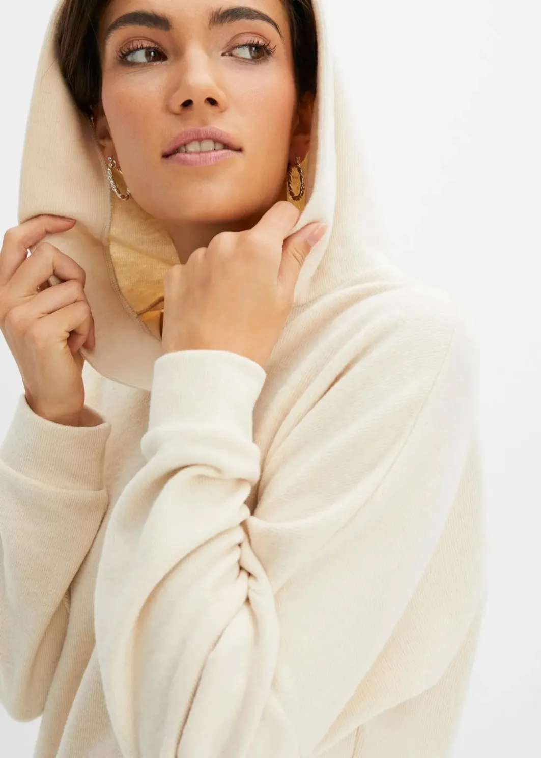 Outlet Hoodie in Regular Fit Damen Sweat