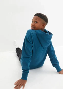 Kinder bonprix Jungen 9-16 Jahre·Sweat & Strick|Jungen 2-8 Jahre·Nachhaltigere Materialien|Hoodie mit Graffiti-Print aus reiner Bio-Baumwolle