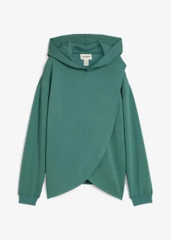Damen bonprix Sweat|Bekleidung·Blusen & Tuniken|Hoodie mit Kapuze aus softem Viskose-Mix