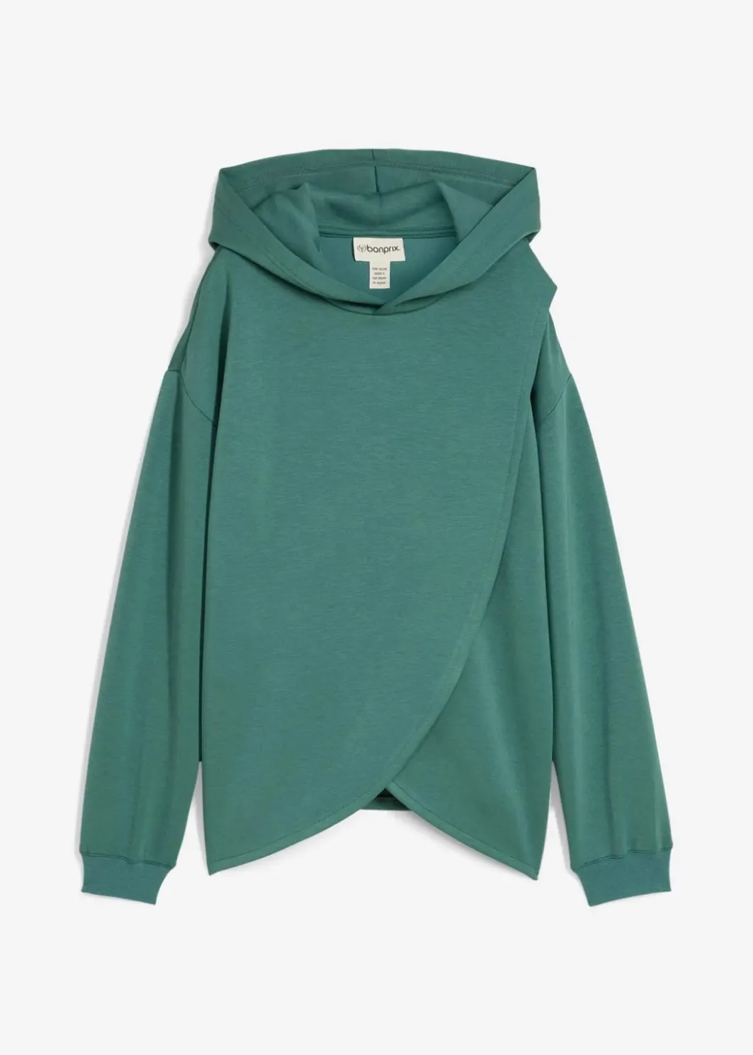 Damen bonprix Sweat|Bekleidung·Blusen & Tuniken|Hoodie mit Kapuze aus softem Viskose-Mix