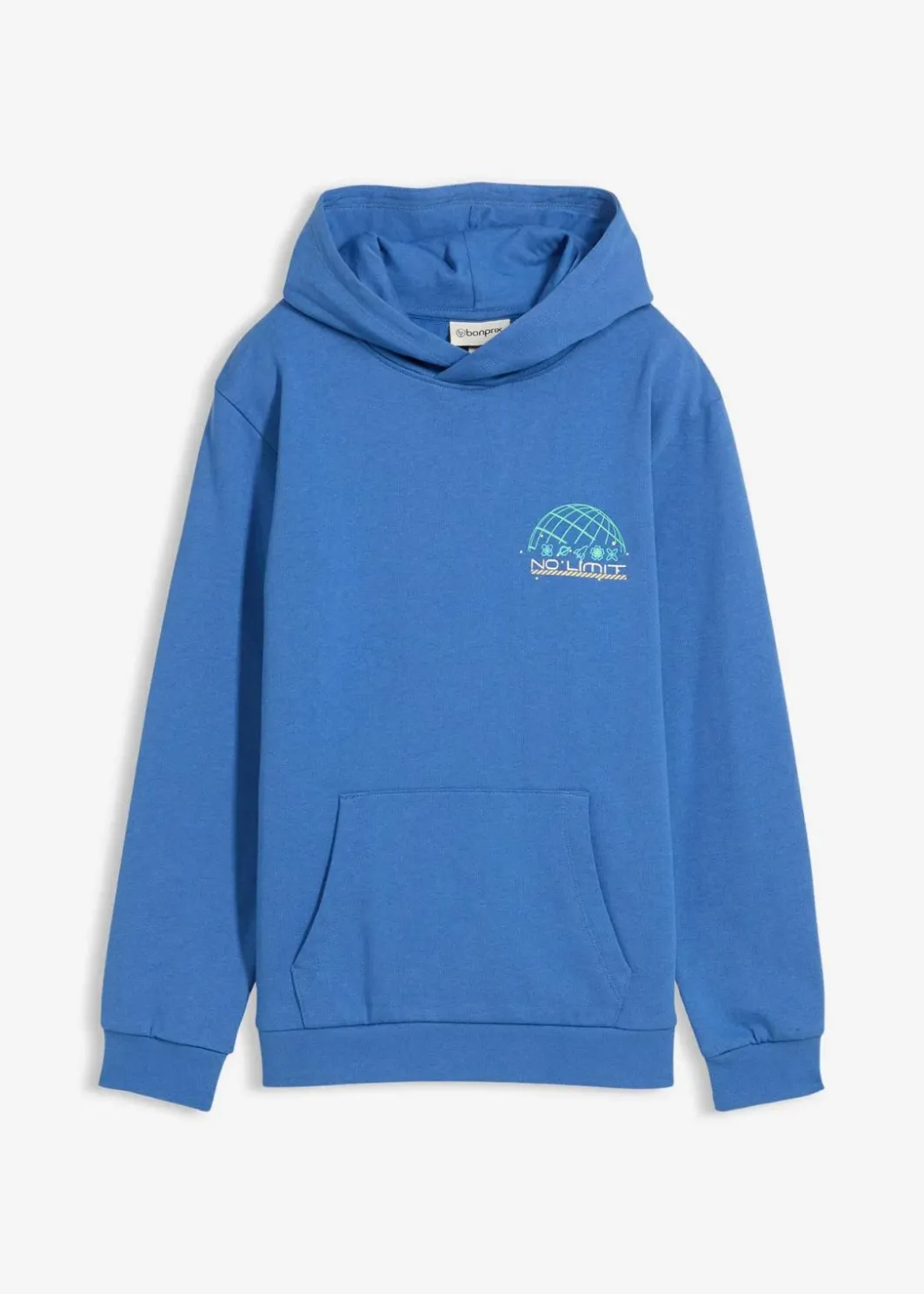 Hoodie mit Rückenprint aus reiner Bio-Baumwolle Kinder Jungen 9-16 Jahre·Sweat & Strick|Jungen 2-8 Jahre·Nachhaltigere Materialien