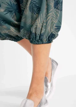 Damen bonprix Bekleidung·Kleider|Hosen|3/4-Hose aus fließendem Viskose-Mix