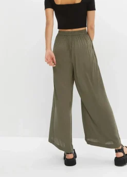Damen bonprix Bekleidung·Kleider|Hosen|Hose aus fließender Viskose