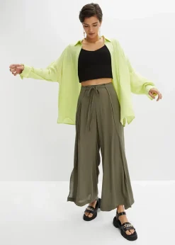 Damen bonprix Bekleidung·Kleider|Hosen|Hose aus fließender Viskose