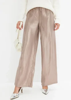 Damen bonprix Bekleidung·Kleider|Hosen|Hose aus glänzendem Satin