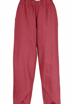Damen bonprix Hosen|Bekleidung·Kleider|3/4-Hose aus leichtem Leinen-Mix