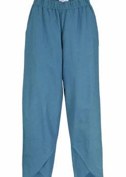 Online 3/4-Hose aus leichtem Leinen-Mix Damen Hosen|Bekleidung·Kleider