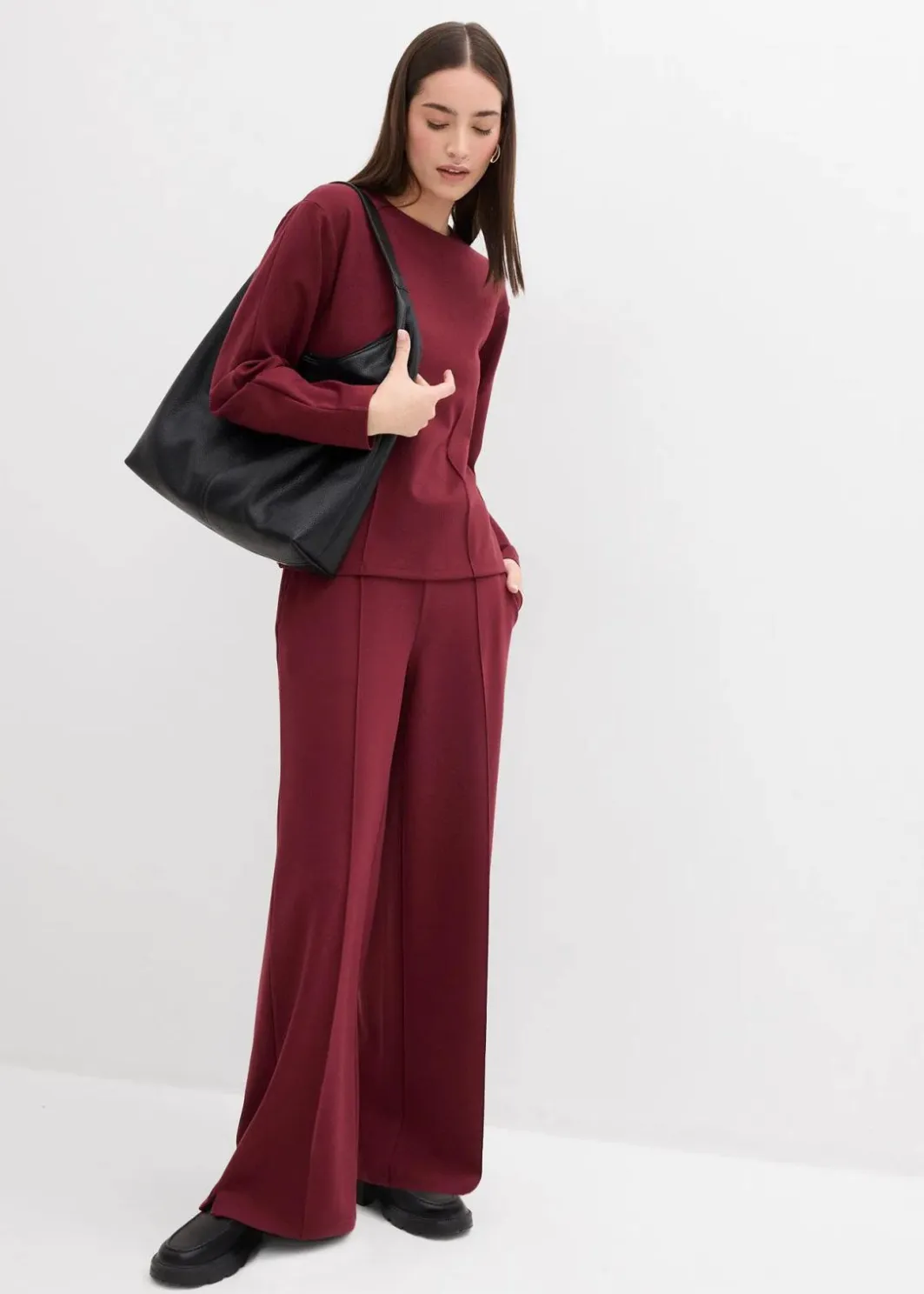 Clearance Hose aus Punto di Roma Damen Bekleidung·Kleider