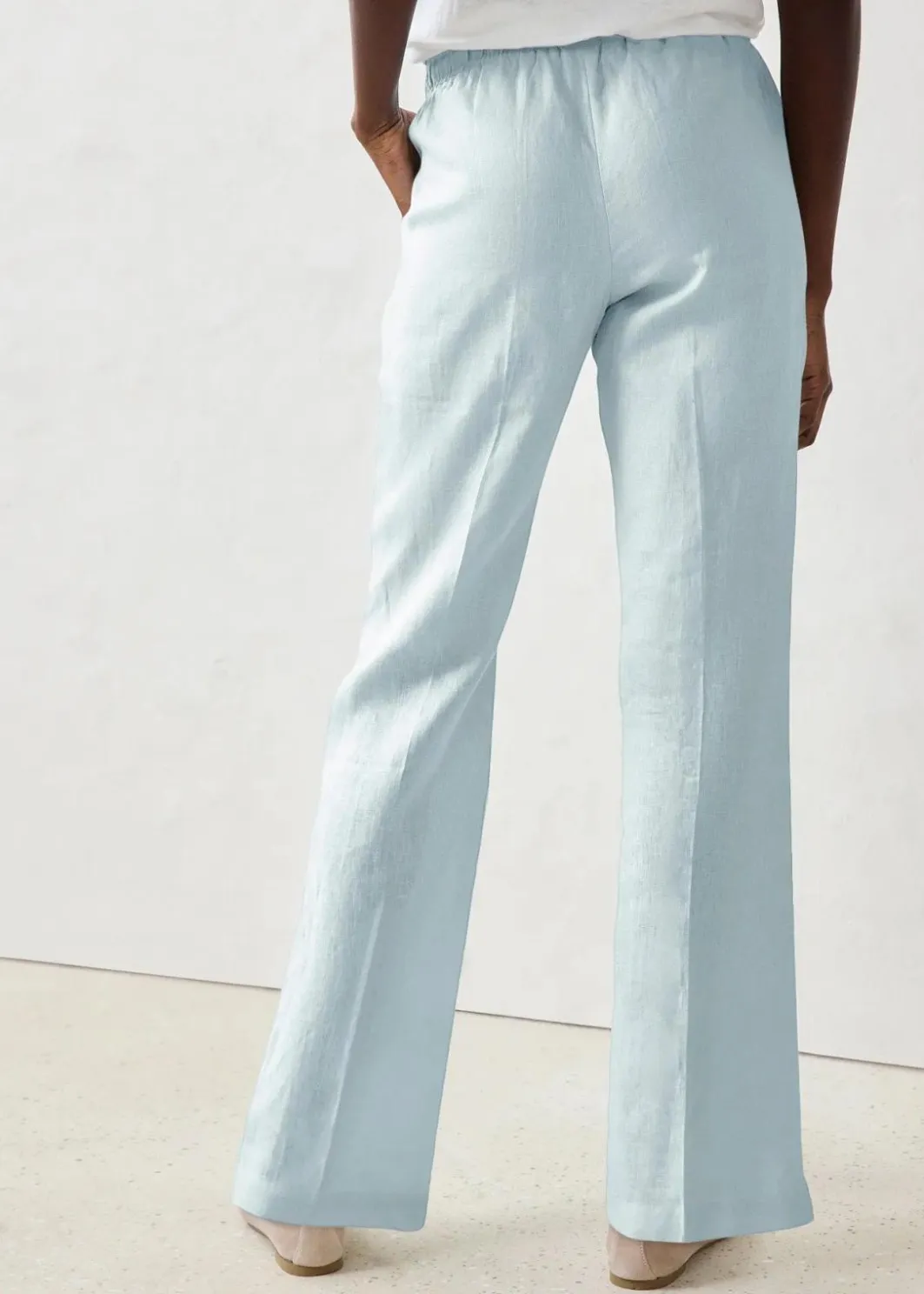 Damen bonprix Bekleidung·Kleider|Premium|Hose aus reinem Leinen