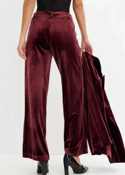 Best Hose aus softem Samt Damen Bekleidung·Kleider|Zweiteiler & Sets