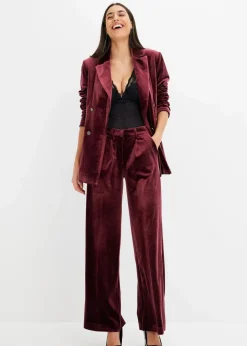 Best Hose aus softem Samt Damen Bekleidung·Kleider|Zweiteiler & Sets