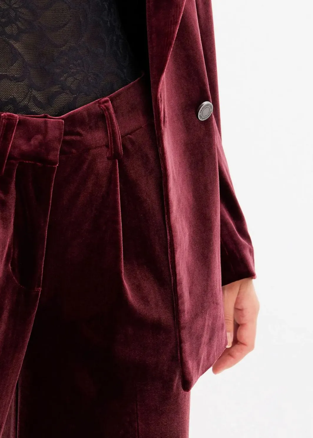 Best Hose aus softem Samt Damen Bekleidung·Kleider|Zweiteiler & Sets