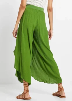 Best Hose aus strukturiertem Crinkle Damen Nachhaltigere Materialien|Hosen