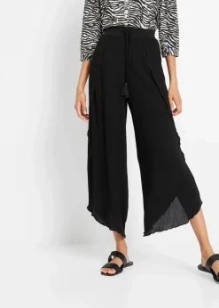 Best Hose aus strukturiertem Crinkle Damen Bekleidung·Kleider|Hosen