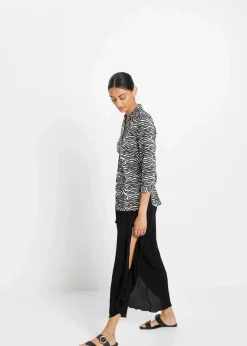 Best Hose aus strukturiertem Crinkle Damen Bekleidung·Kleider|Hosen