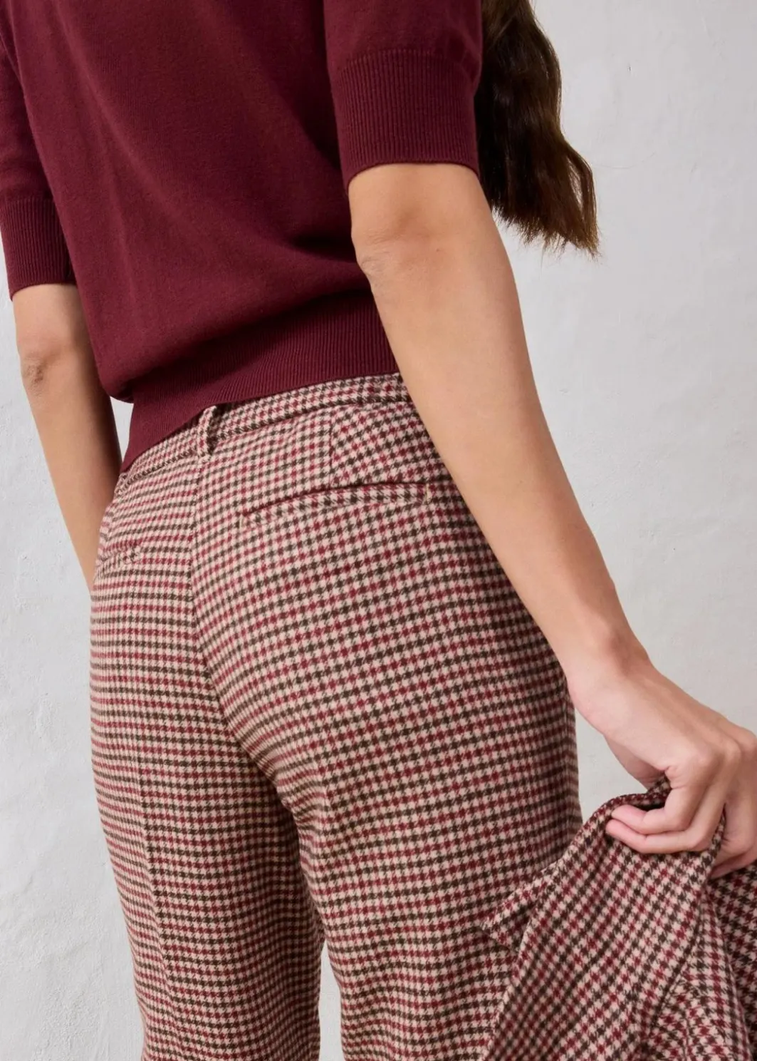 Damen bonprix Bekleidung·Kleider|Premium|Hose aus weichem Woll-Mix