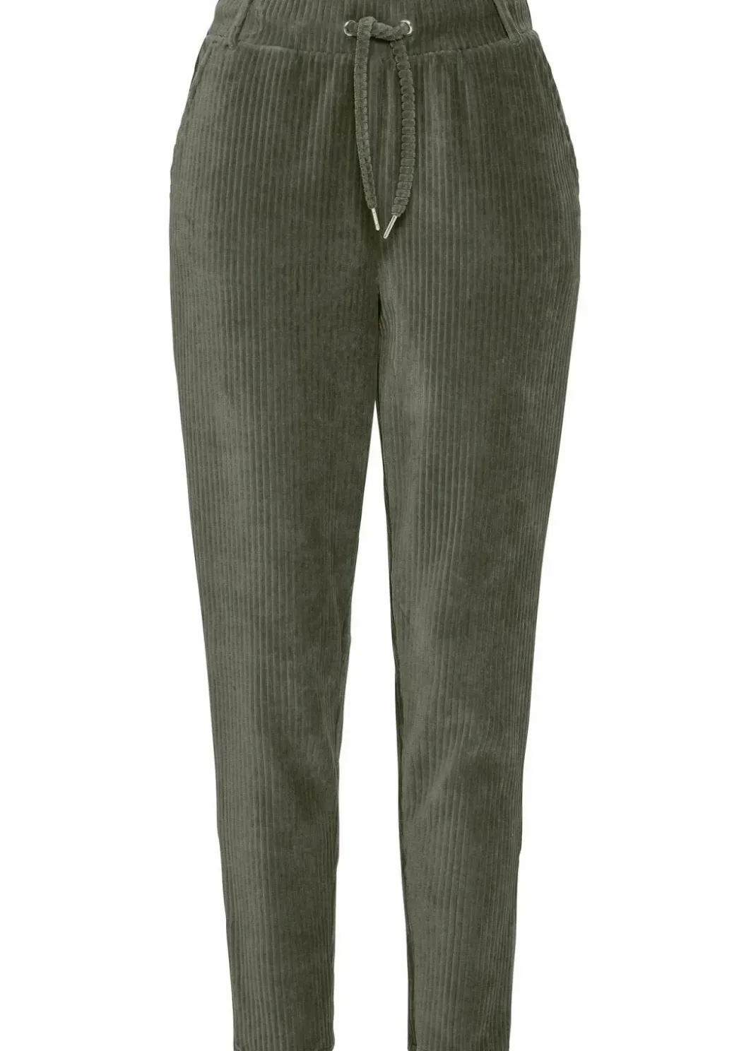 Clearance Hose in Cordoptik mit elastischem Bund Damen Bekleidung·Kleider|Hosen