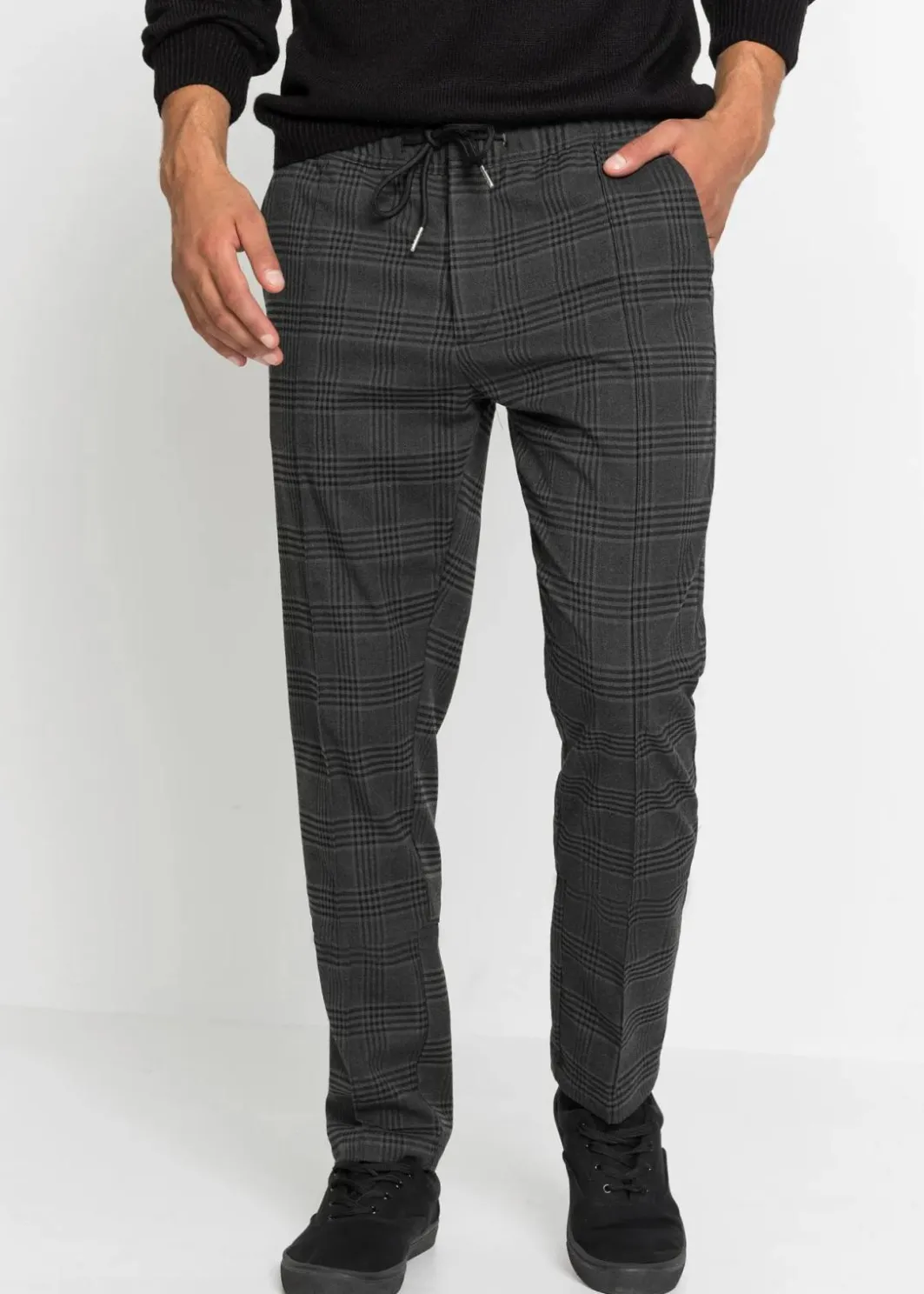 Hot Hose in Wolloptik mit Bequembund, Regular Fit Herren Hosen|Große Größen