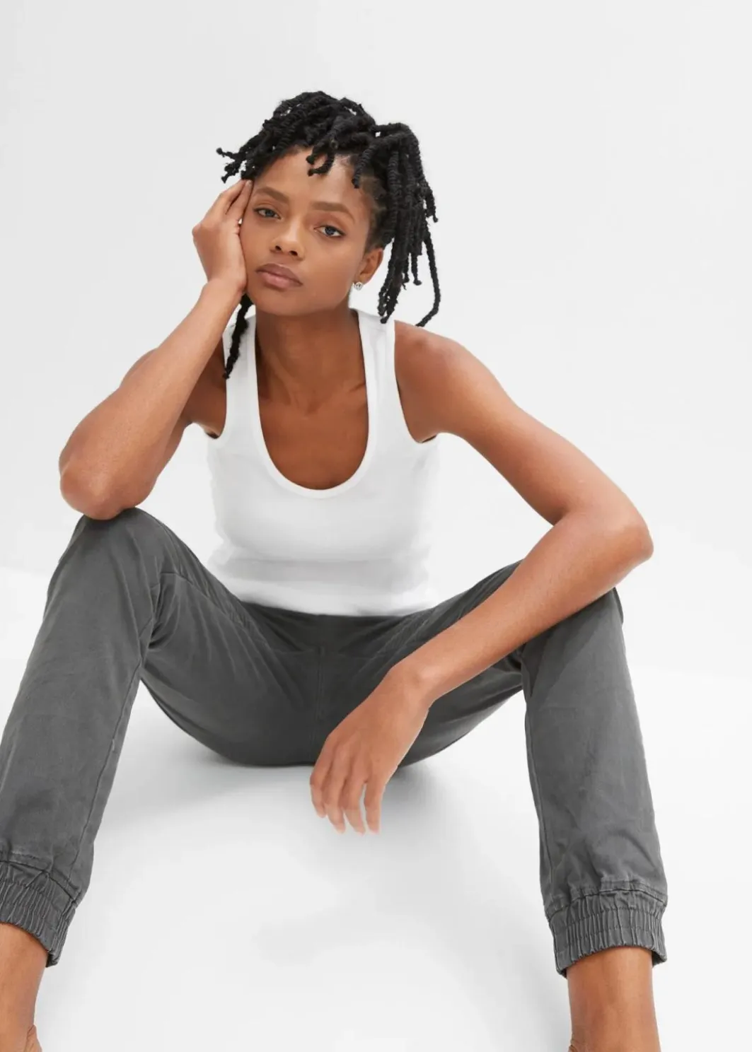 New Hose mit Biker-Details Damen Bekleidung·Kleider|Hosen
