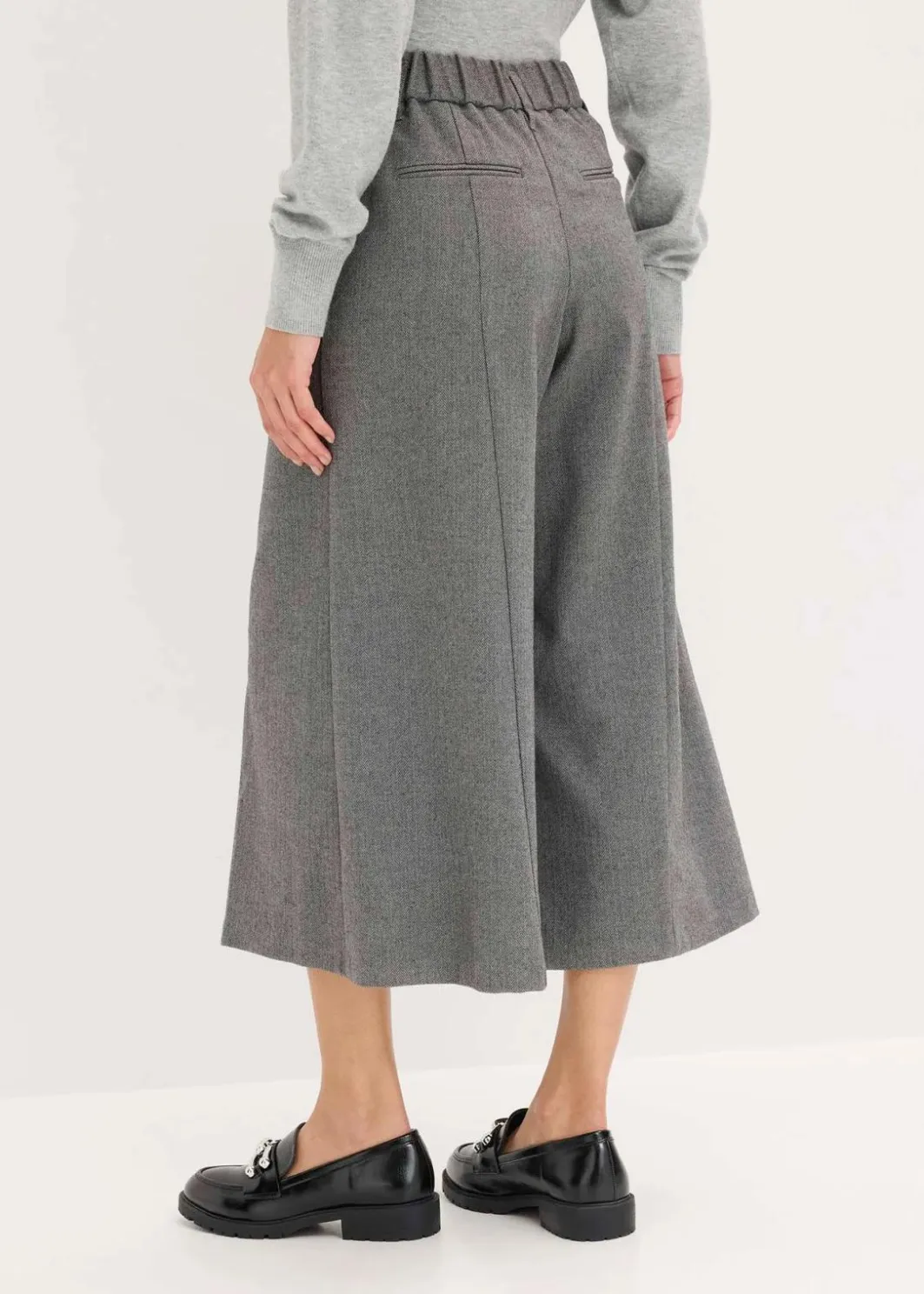 Sale Hose mit Fischgrat in Wolloptik Damen Hosen|Shorts