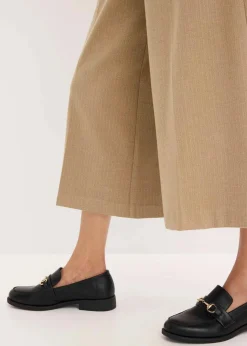 Damen bonprix Bekleidung·Outdoorbekleidung|Bekleidung·Kleider|Hose mit Fischgrat in Wolloptik