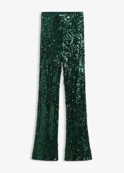 Sale Hose mit Pailletten Damen Bekleidung·Kleider|Zweiteiler & Sets