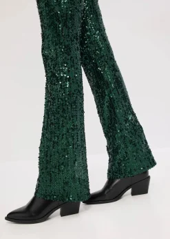 Sale Hose mit Pailletten Damen Bekleidung·Kleider|Zweiteiler & Sets