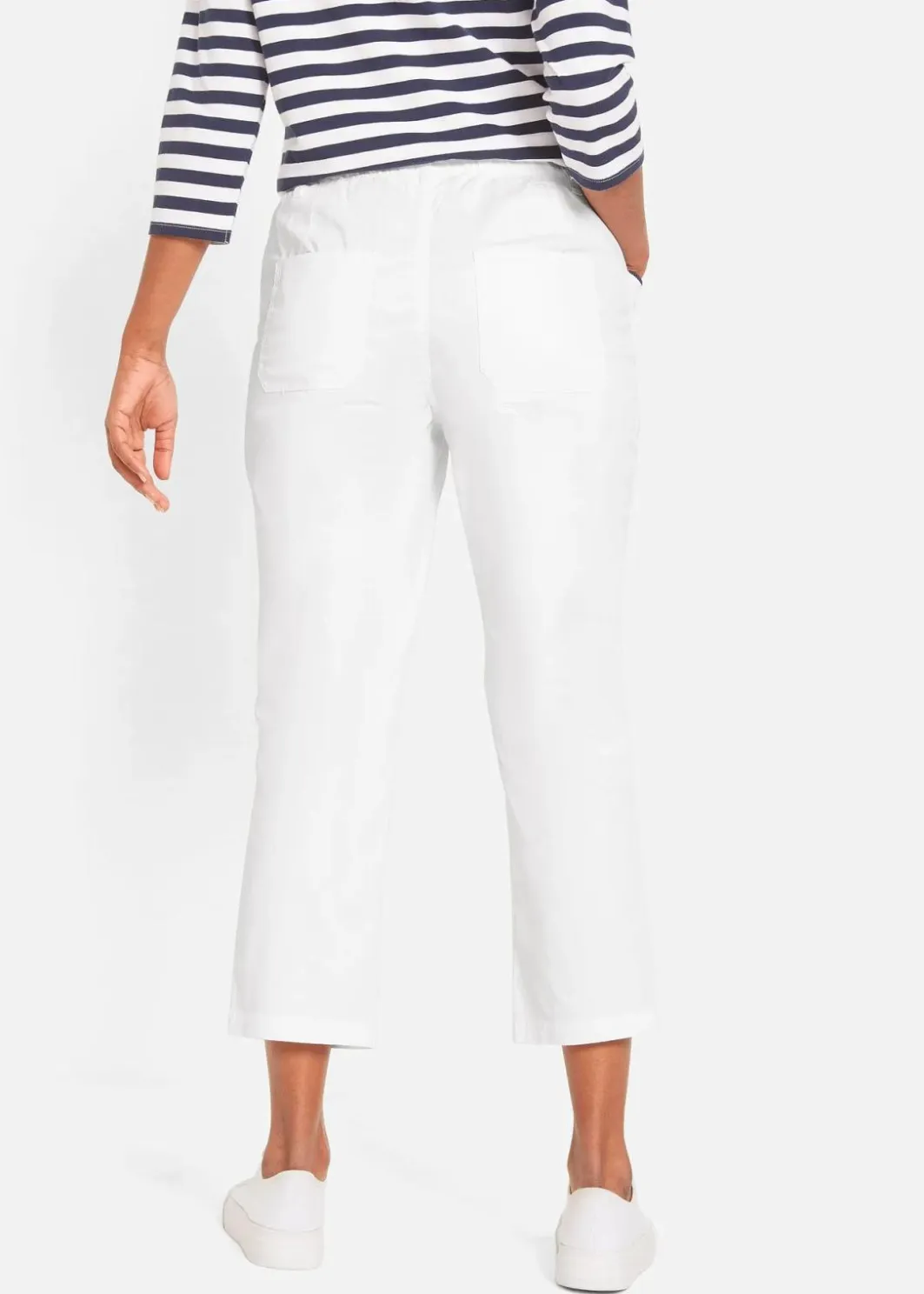 Clearance 7/8-Hose, Papertouch mit Bequembund Damen Bekleidung·Kleider|Hosen