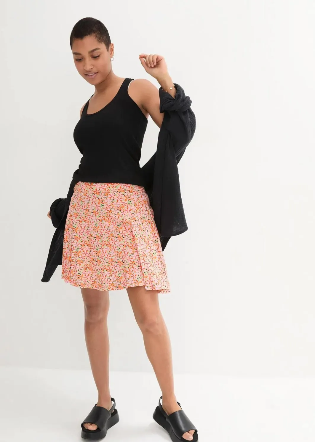 Damen bonprix Nachhaltigere Materialien|Hosen|Hosenrock aus softer Viskose