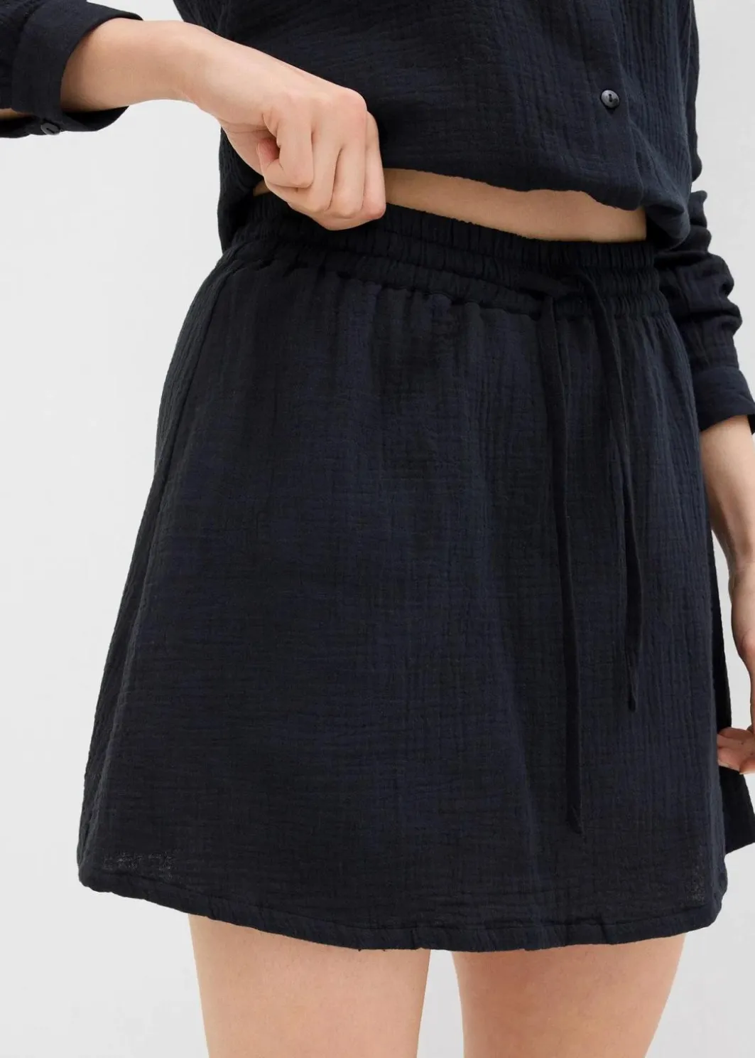 Damen bonprix Hosen|Bekleidung·Kleider|Hosenrock aus weichem Musselin