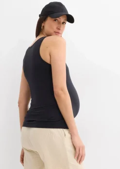 New 2-in-1 BH-Tanktop für die Schwangerschaft und Stillzeit aus Bio-Baumwolle Damen Umstandsmode