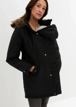 3-in-1 Funktions-Umstandsjacke und Tragejacke Damen Nachhaltigere Materialien|Umstandsmode