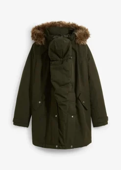 Damen bonprix Nachhaltigere Materialien|Umstandsmode|3-in-1 Funktions-Umstandsjacke und Tragejacke