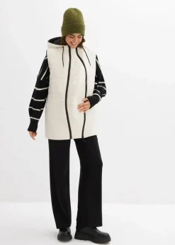Damen bonprix Bekleidung·Blazer|Umstandsmode|4-in-1 gefütterte Umstandsweste zum Wenden mit Trageeinsatz