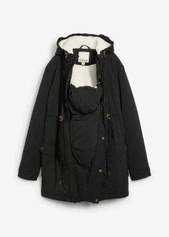 Damen bonprix Umstandsmode|Bekleidung·Blazer|3-in-1 kuschelig gefütterte Umstands- und Tragejacke