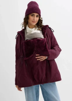 Damen bonprix Bekleidung·Blazer|Umstandsmode|6-in-1 kuschelige Umstands- und Tragejacke zum Wenden