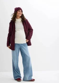 Damen bonprix Bekleidung·Blazer|Umstandsmode|6-in-1 kuschelige Umstands- und Tragejacke zum Wenden