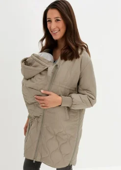Discount 3-in-1 leicht wattierter Umstands- und Tragemantel Damen Nachhaltigere Materialien|Umstandsmode